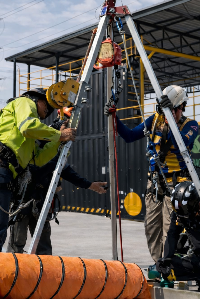 KNsafe หลักสูตรการทำงานในที่อับอากาศ