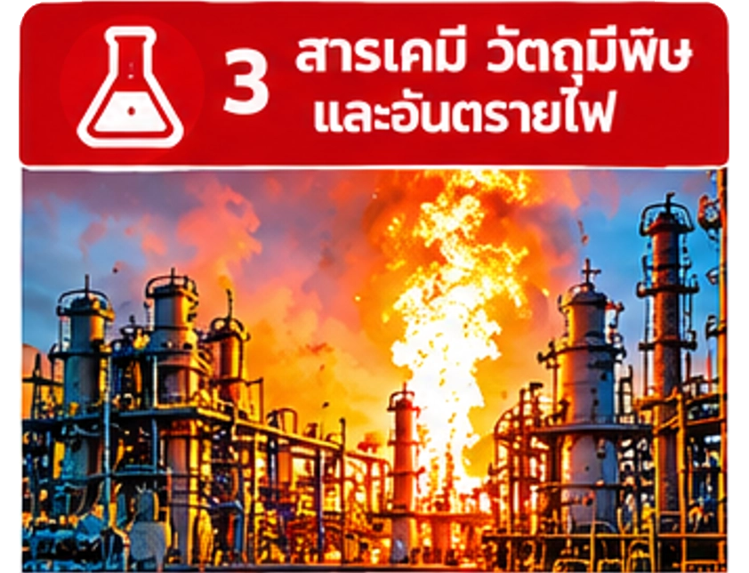 3.สารเคมีวัตถุมีพิษและอันตรายจากไฟ