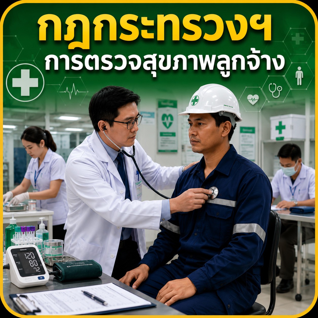 กฎกระทรวงฯ การตรวจสุขภาพลูกจ้าง