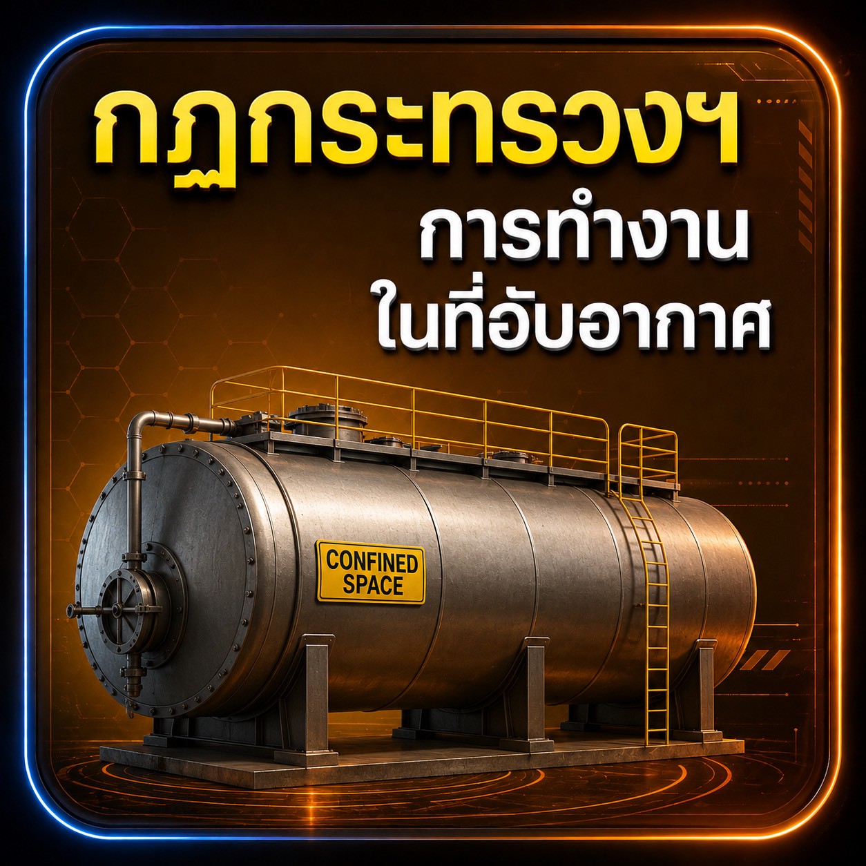 กฎกระทรวงฯ การทำงานในที่อับอากาศ