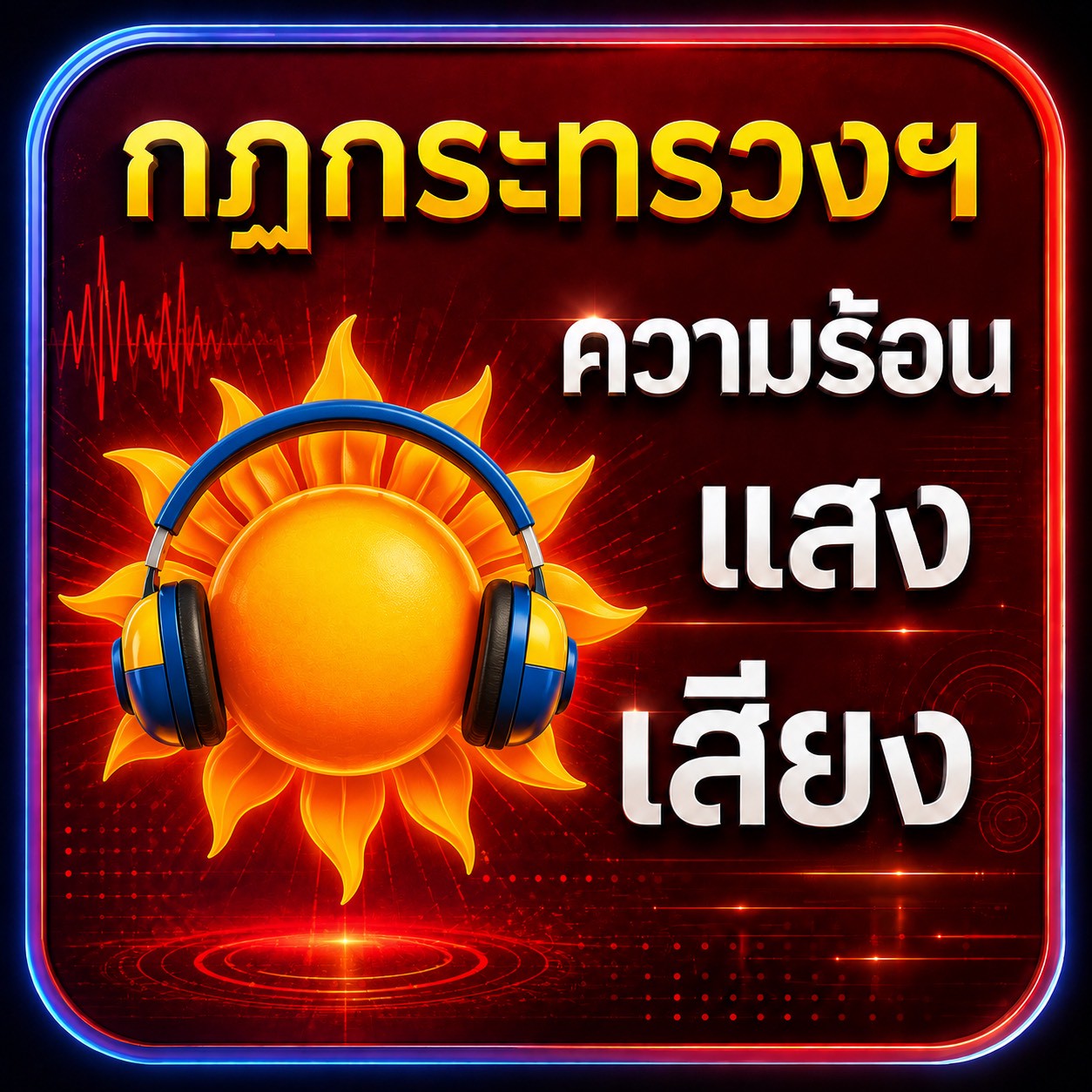 กฎกระทรวงฯ ความร้อนแสงเสียง