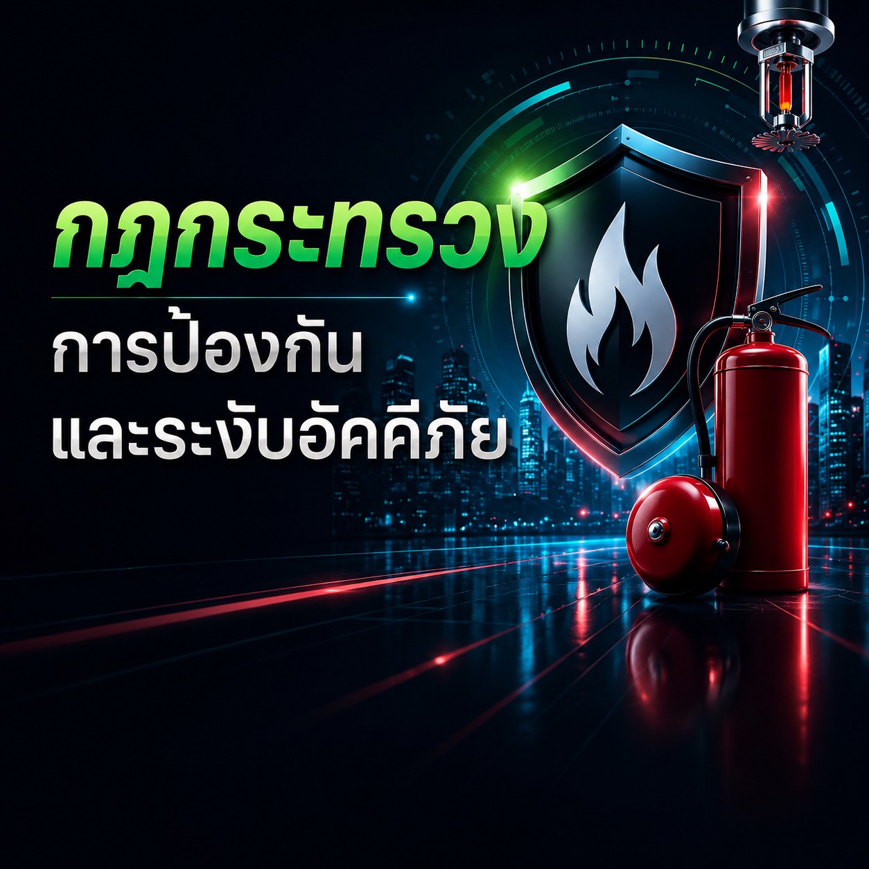 กฎกระทรวงฯ การป้องกันและระงับอัคคีภัย