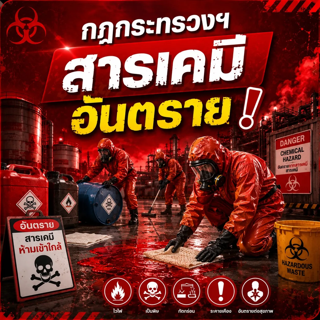 กฎกระทรวงฯ สารเคมีอันตราย