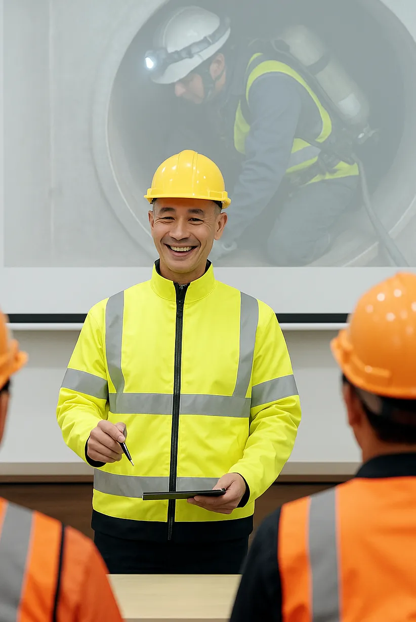 knsafety หลักสูตรอับอากาศ ทบทวนการทำงานในที่อับอากาศ