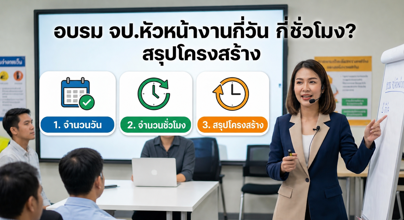 อบรมจป.หัวหน้างานกี่วัน