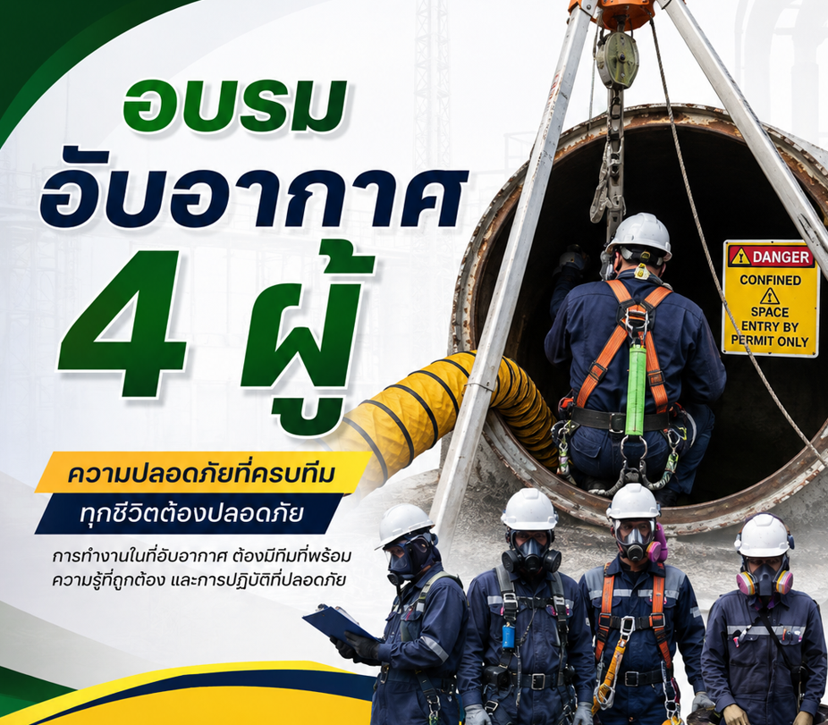 อบรมอับอากาศ 4 ผู้ มีอะไรบ้าง